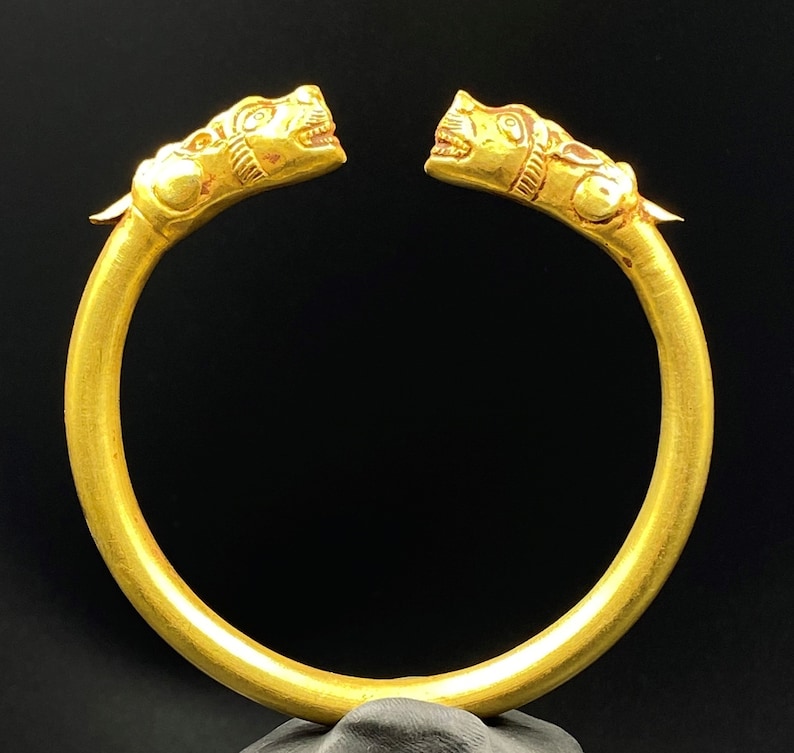 Ancient Near East ROMAN Artifacts Antiquities GOLD Jewelry Bangle Bracelet image 10