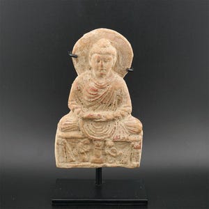 Buddha Terracotta Statue Sculpture Figure Amulet Gandhara Art