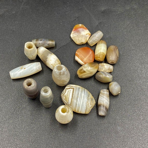 Old Antique Ancient Indo Greek Bactrian Banded Ag… - image 5