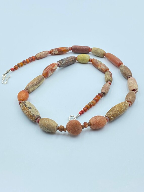 Indus Valley Old Carnelian Bead String Antique Original Himalayan