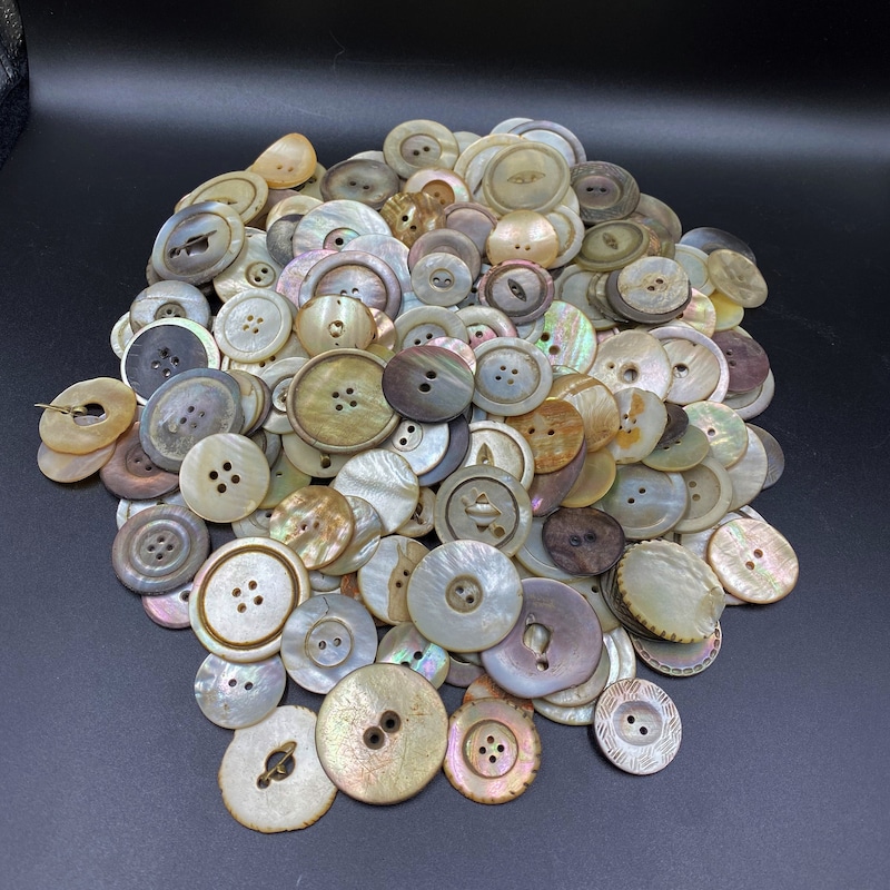 Antique Buttons Shell - Etsy
