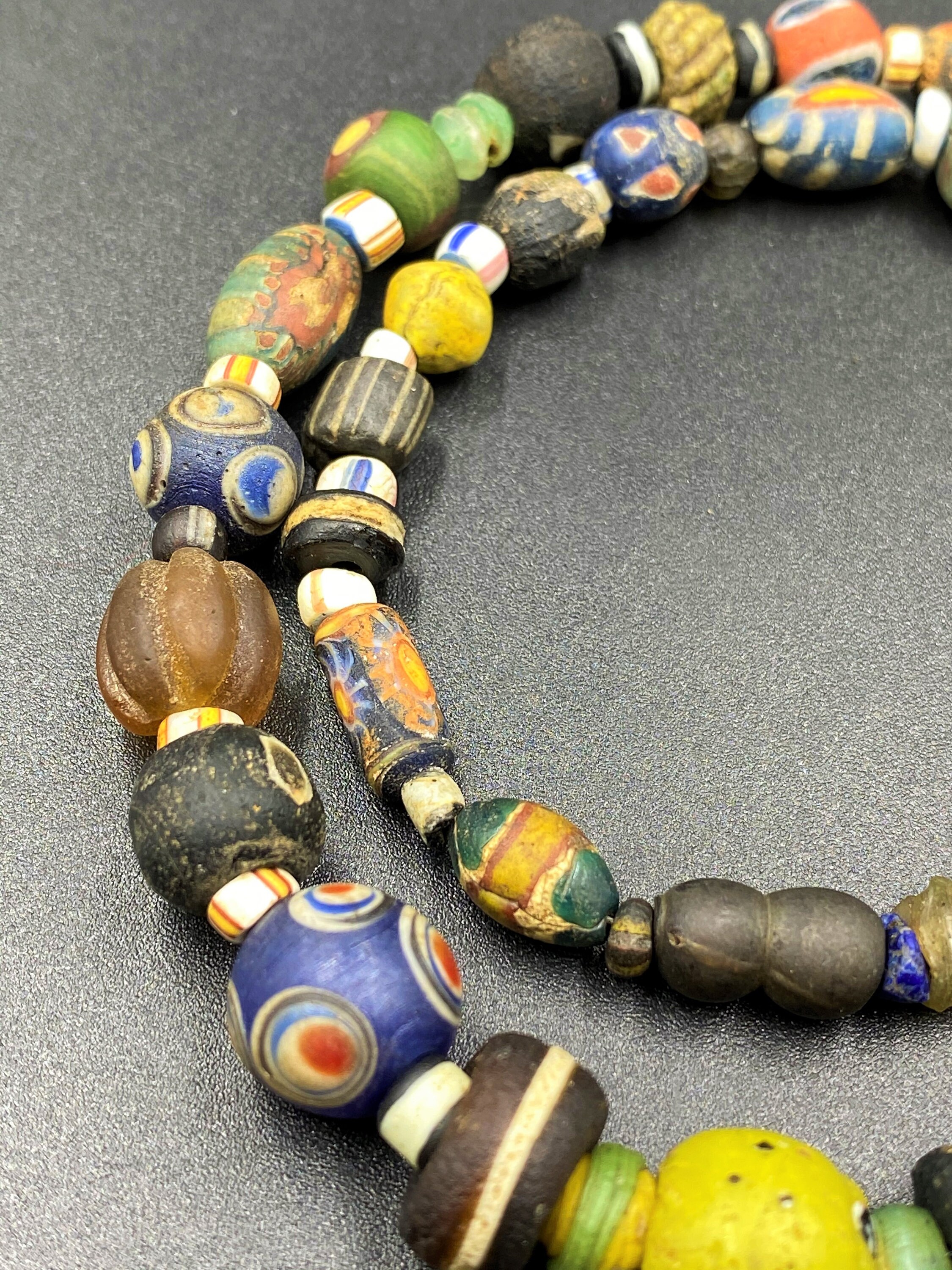 Old Ancient Antique Egyptian glass beads circa 1st century BC Etsy