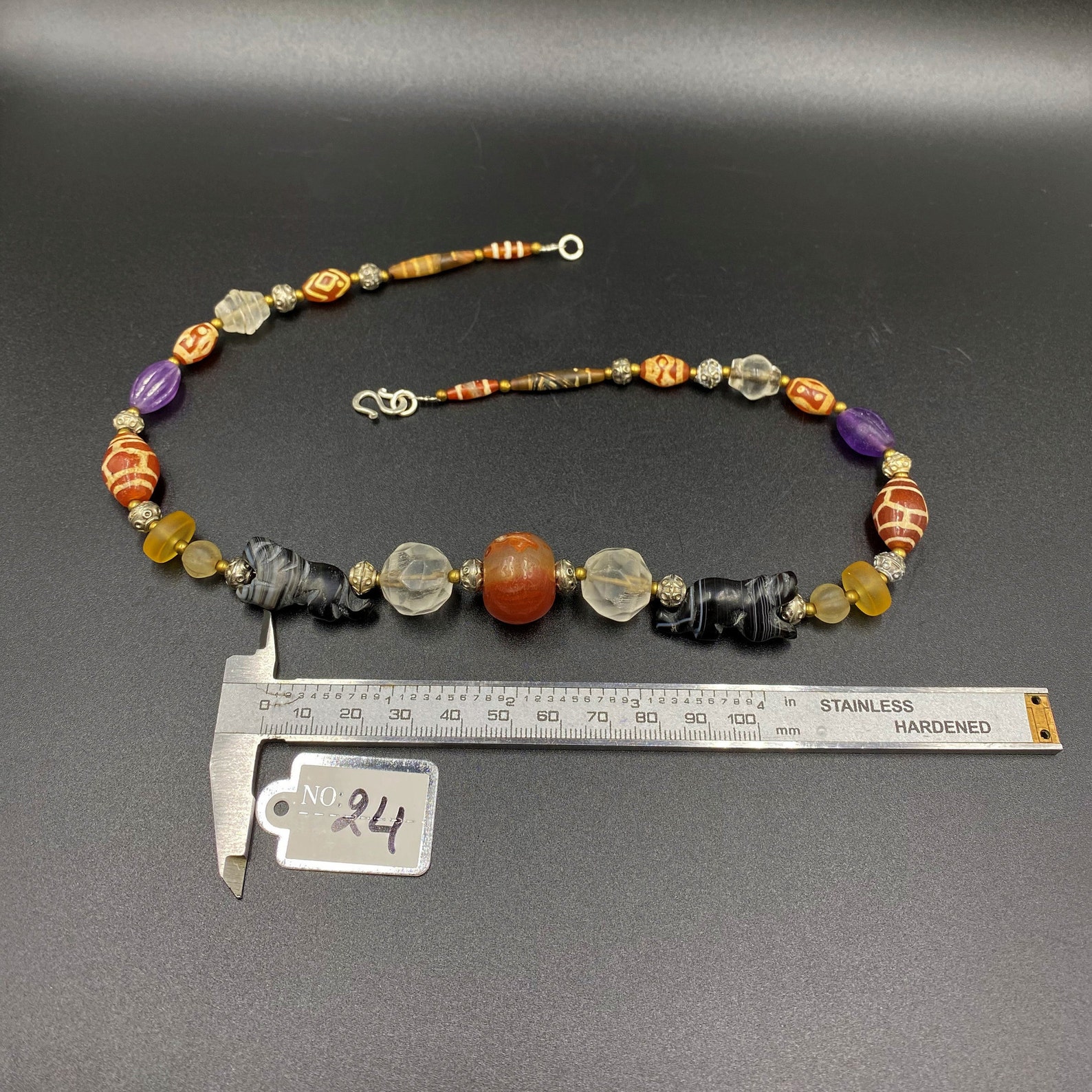 Old Antique Rare Beads Necklace Etsy