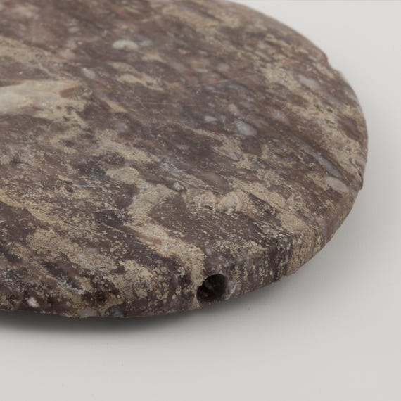 Natural Pattern Ancient Bactrian Jasper Stone Dis… - image 4