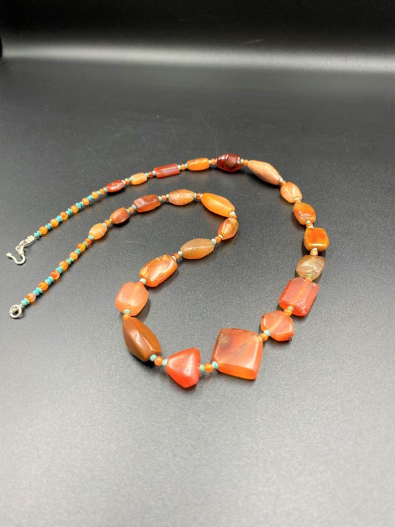Ancient Himalayan Indo Tibetan beads necklace old… - image 4