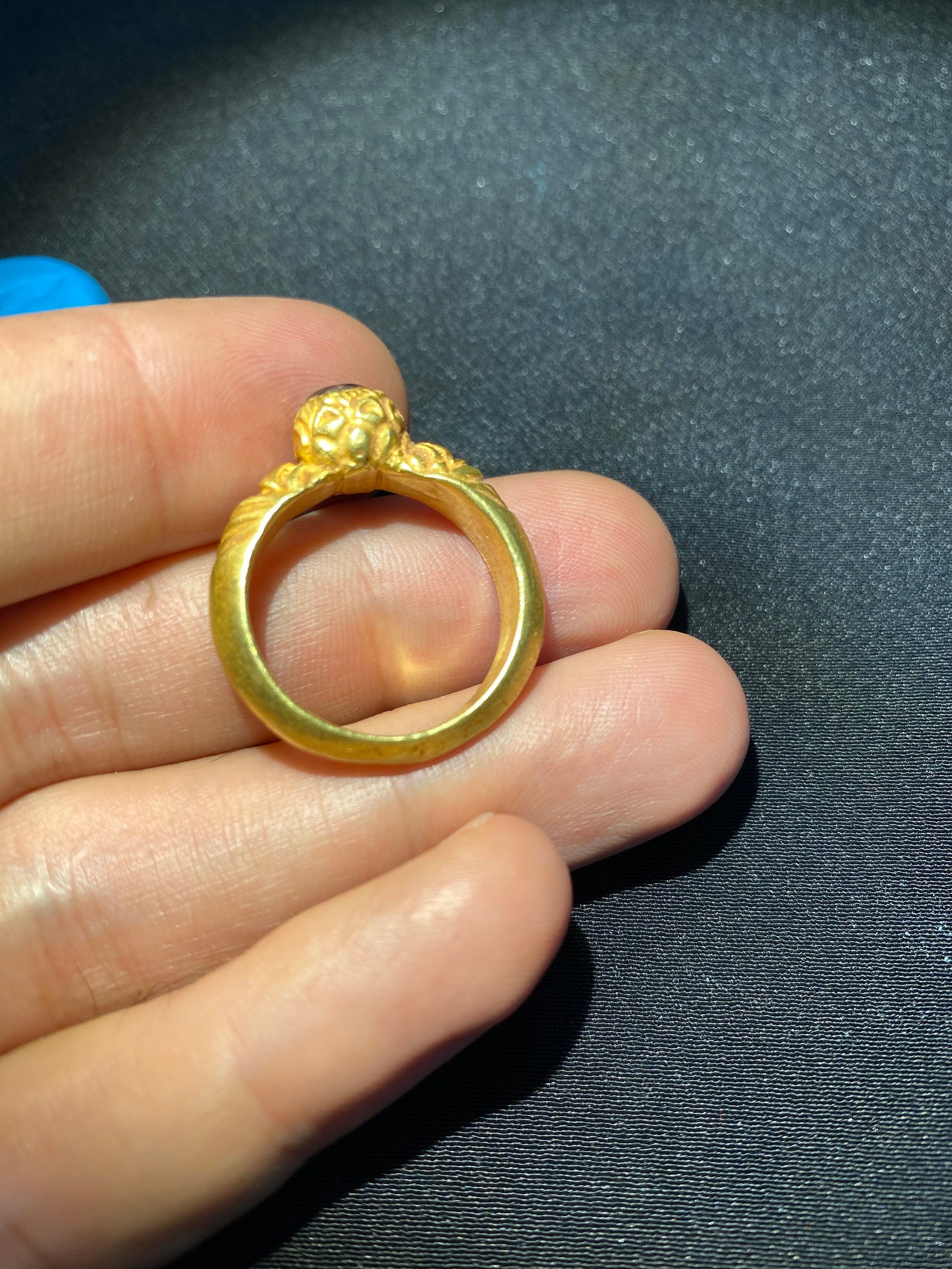 Ancient Gold ring from south east Asia with beautiful Ruby Etsy