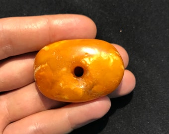 Antique lovely tibetan tibetian amber  beads