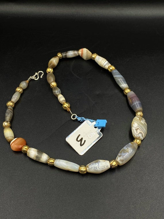 Old Antique Ancient Indo Greek Bactrian Banded Ag… - image 10