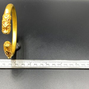 Ancient Near East ROMAN Artifacts Antiquities GOLD Jewelry Bangle Bracelet image 7