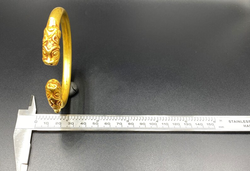 Ancient Near East ROMAN Artifacts Antiquities GOLD Jewelry Bangle Bracelet image 7