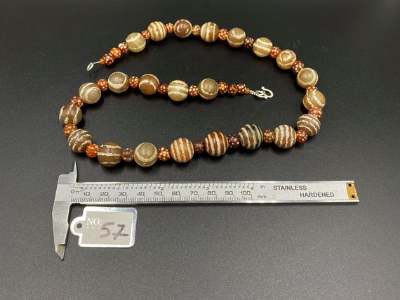 Himalayan Tibetan Tian Zhu Antique Decorated Etch… - image 10