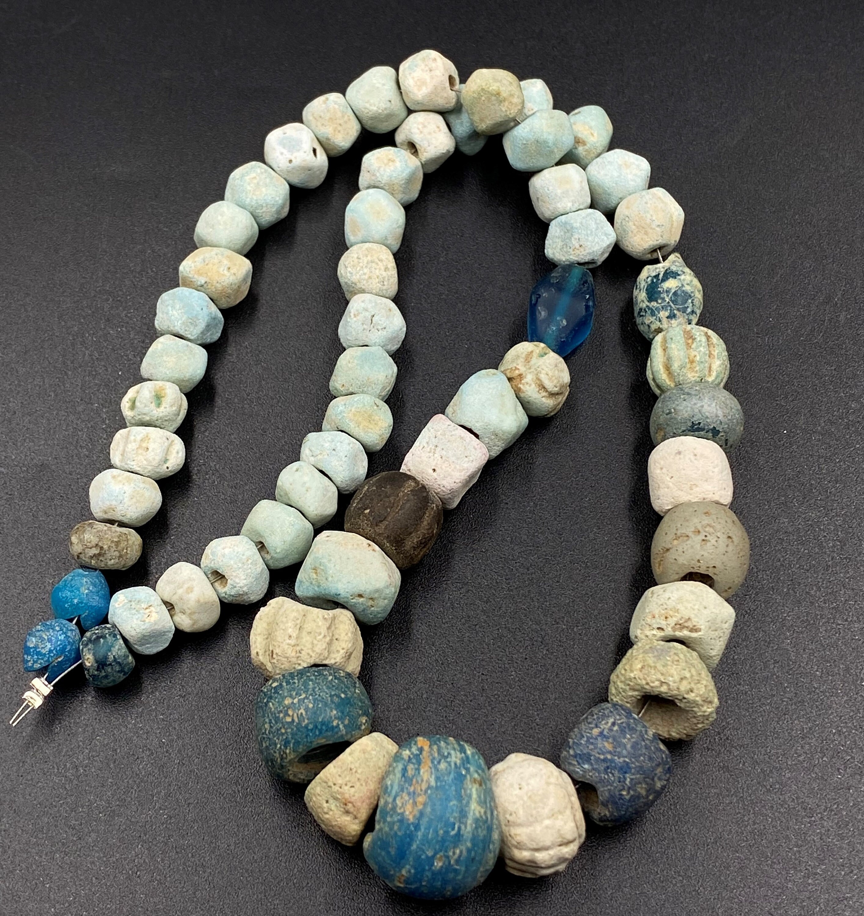 Romans Old Ancient Antiquities Jewelry Antique Faience Glazed