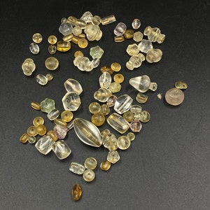 Lot Of Ancient Antique Old Crystals Quartz Beads Necklace