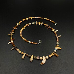 Rare Authentic Ancient Old Antique Carnelian Agate Beads Jewelry Necklace