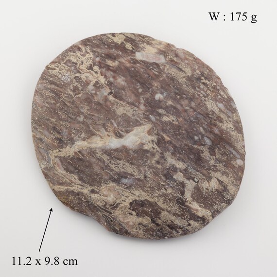 Natural Pattern Ancient Bactrian Jasper Stone Dis… - image 5