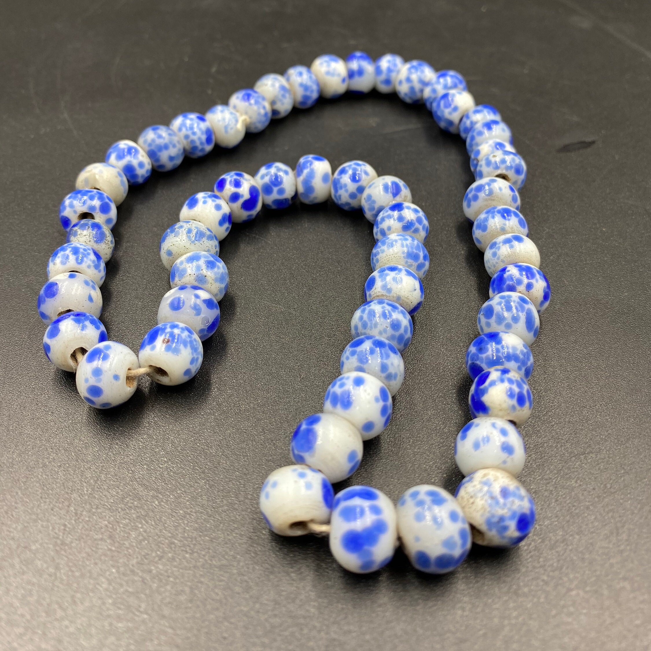 Old Ancient Antique Peking Glass Beads Chinese Crumb Vintage 19 Century Etsy