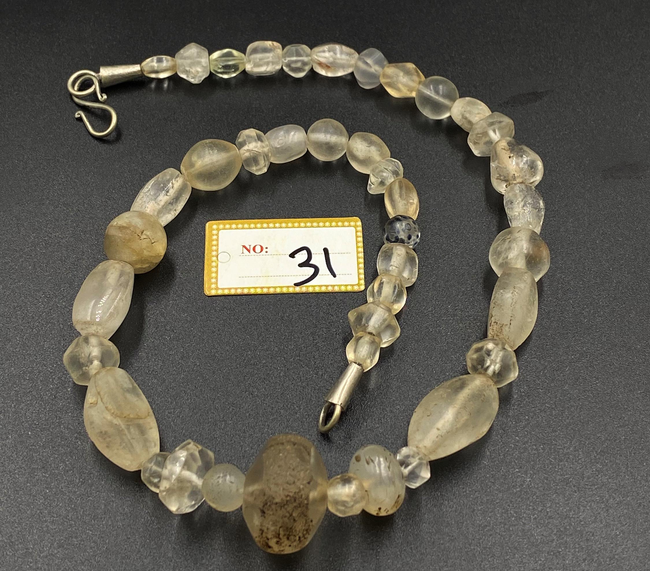 古代水晶と金赤ホワイトハーツ、古代瑪瑙、ダークブルーミックス