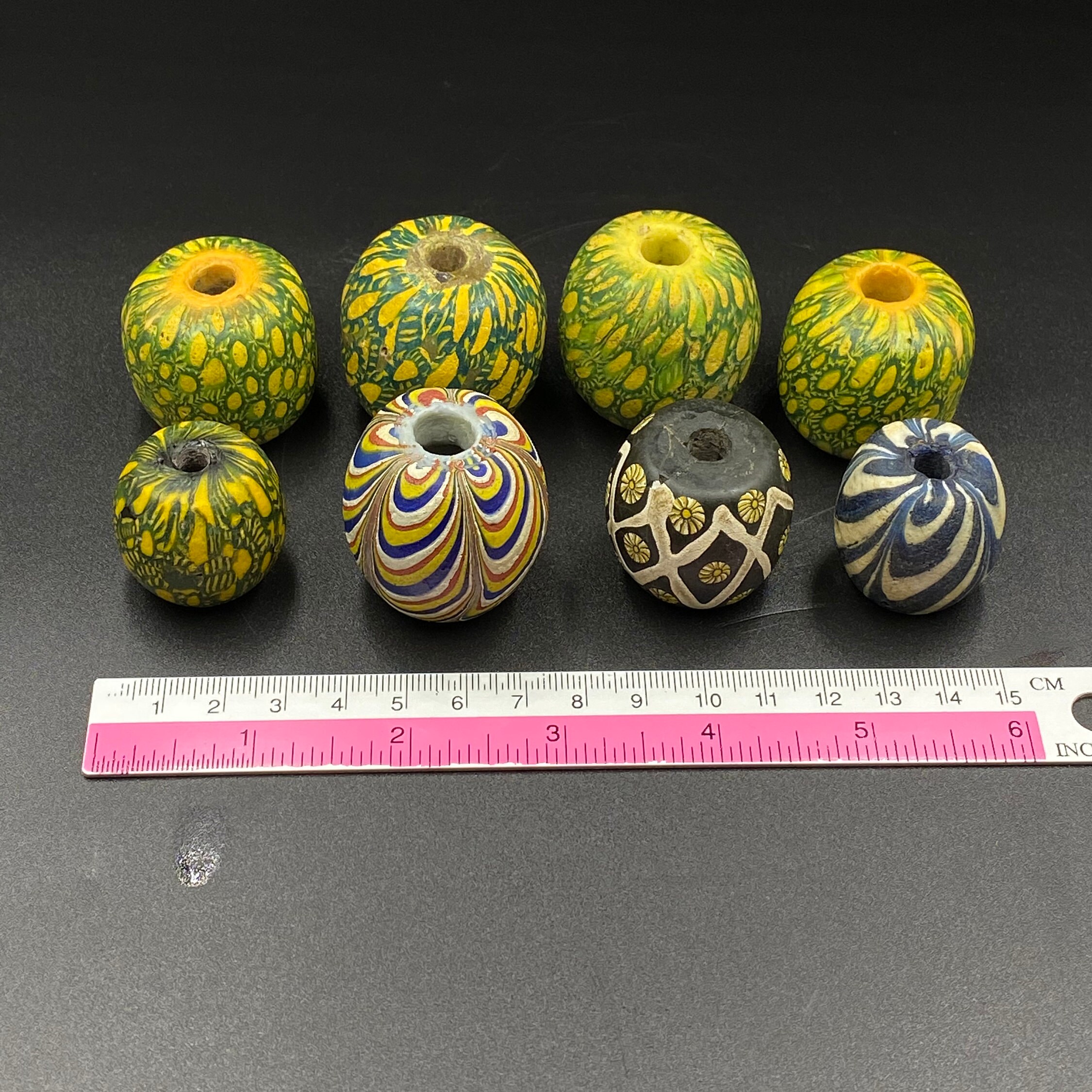 Antique Java Glass Beads | Etsy