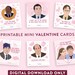The Office Inspired Printable Mini Valentine's Day Cards, Instant ...