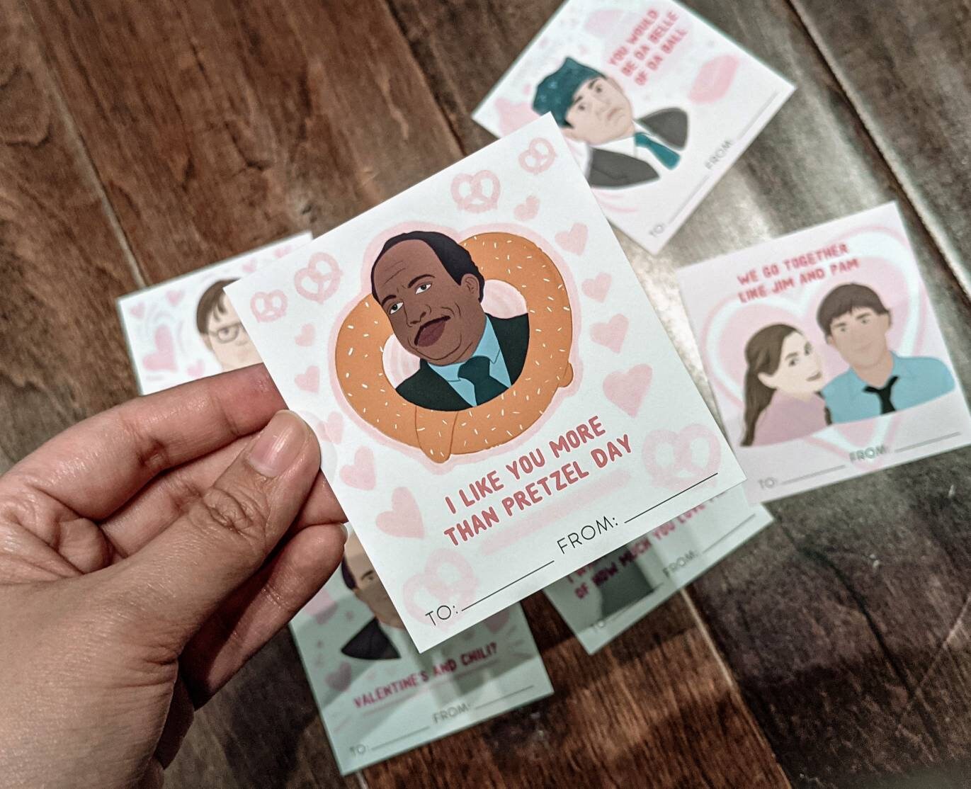 The Office Inspired Printable Mini Valentine's Day Cards, Instant ...