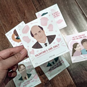 The Office Inspired Printable Mini Valentine's Day Cards, Instant ...