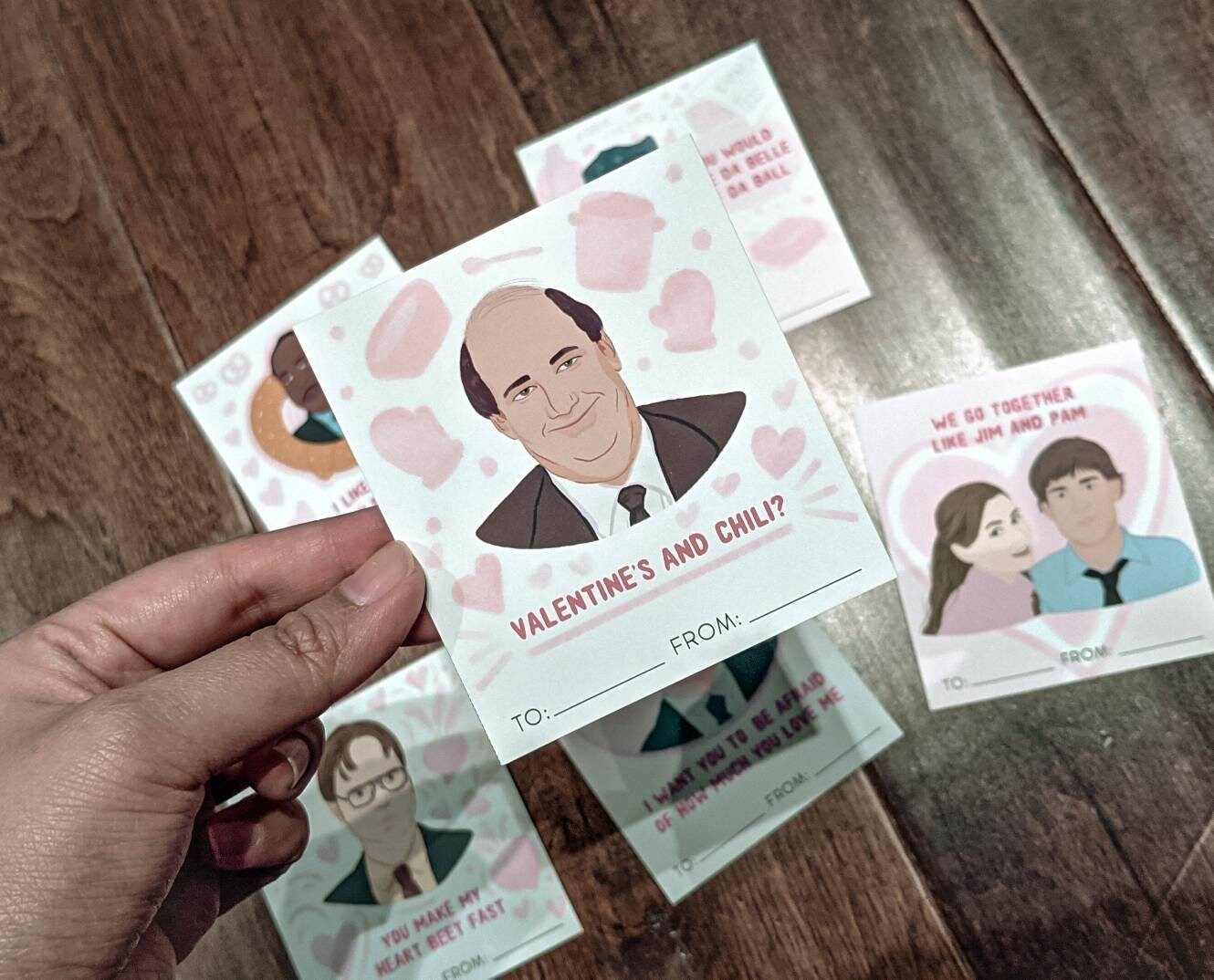 The Office Inspired Printable Mini Valentine's Day Cards, Instant ...