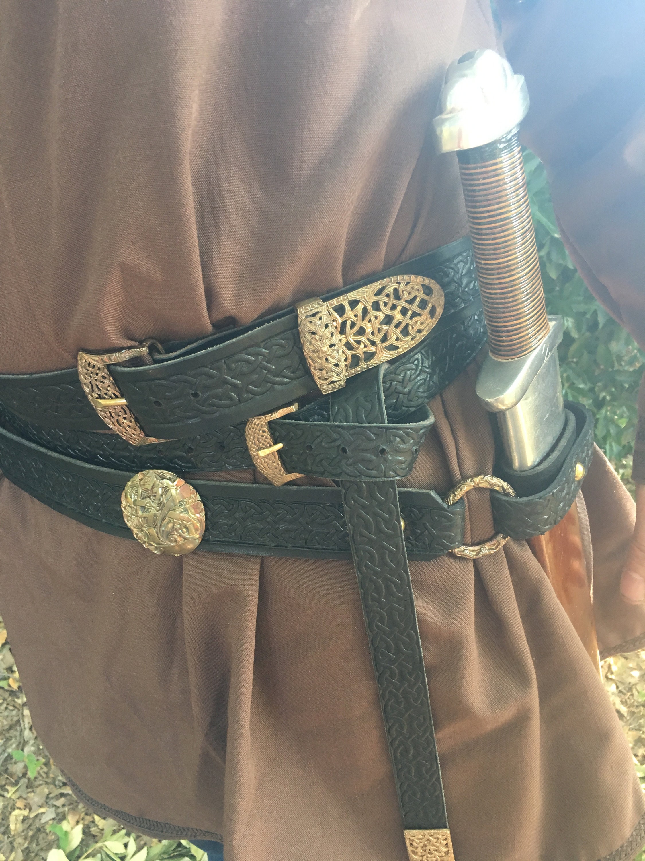 Swedish Back Dagger Belt Etsy