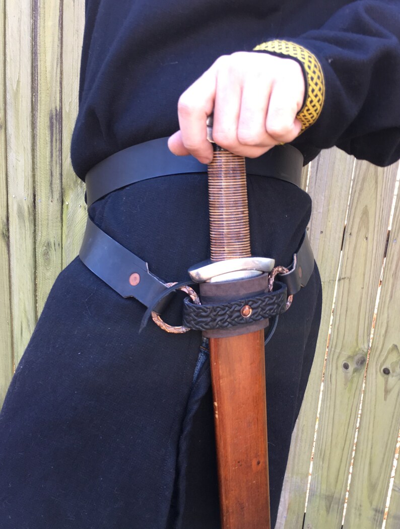 Thegn Sword Belt Etsy