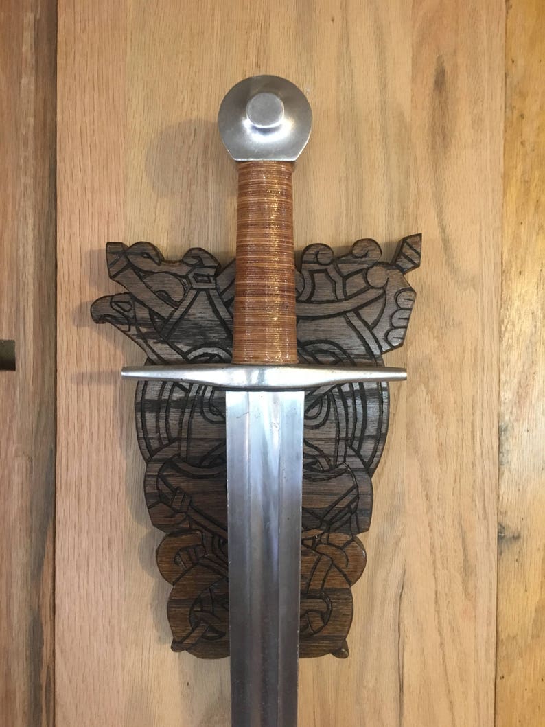 Norse Vertical Sword Holder Etsy