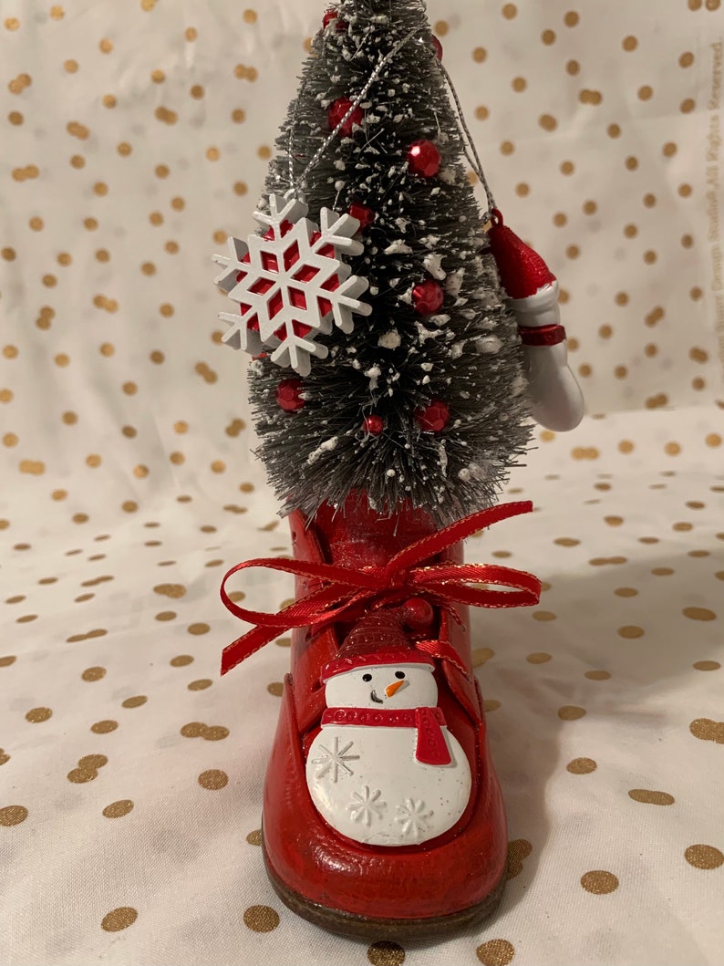 Vintage Baby Shoe Ornament Etsy