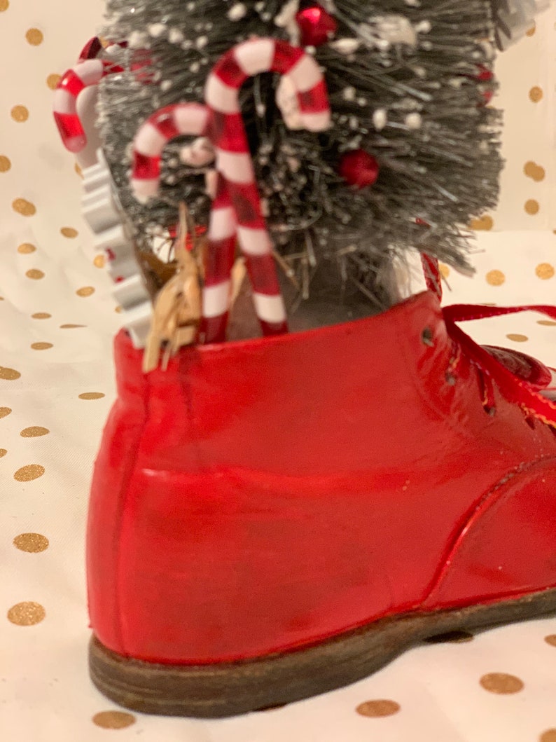 Vintage Baby Shoe Ornament Etsy