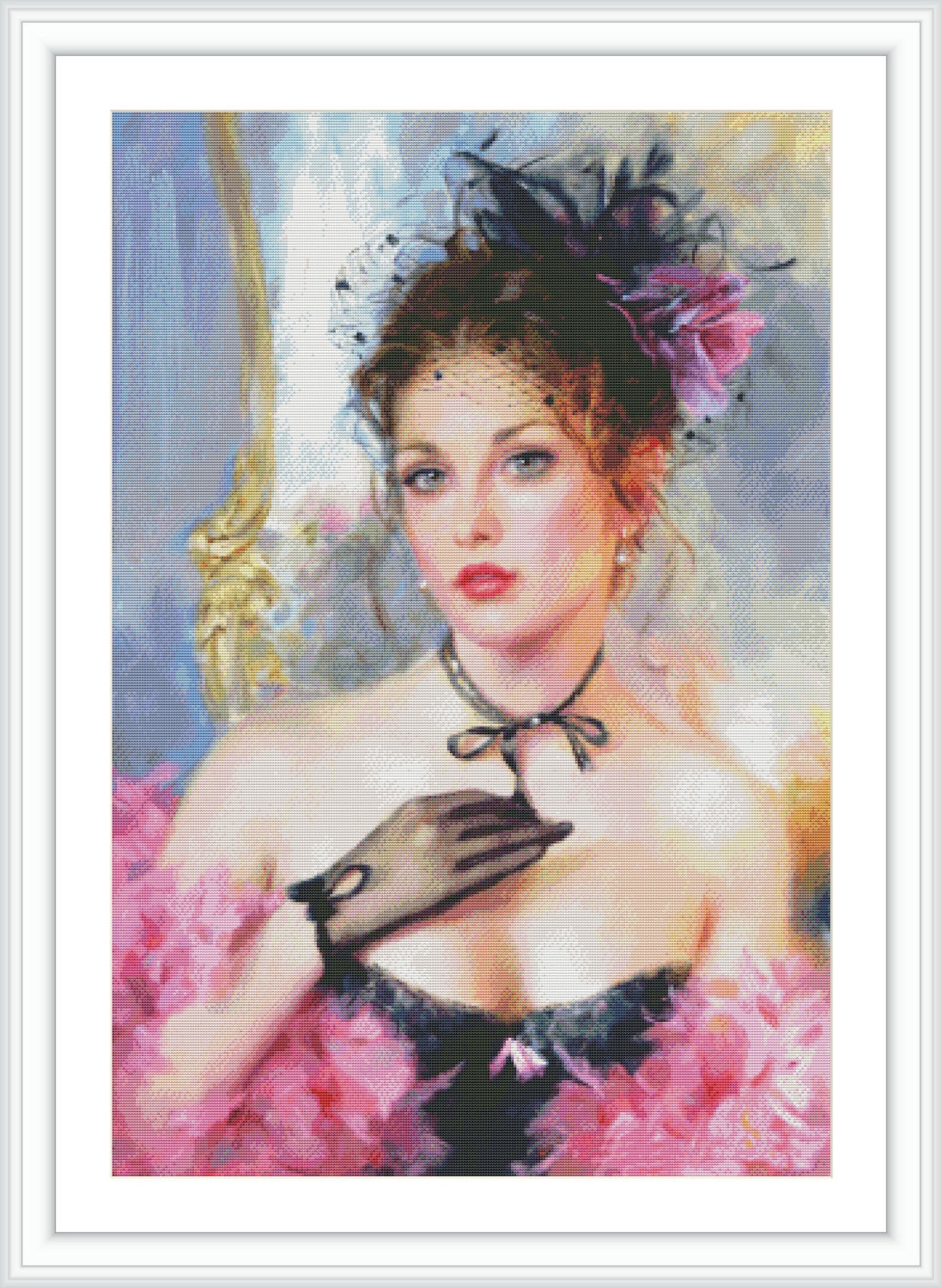 Counted Cross Stitch Pattern Large Cross Stitch Chart Sexy Etsy