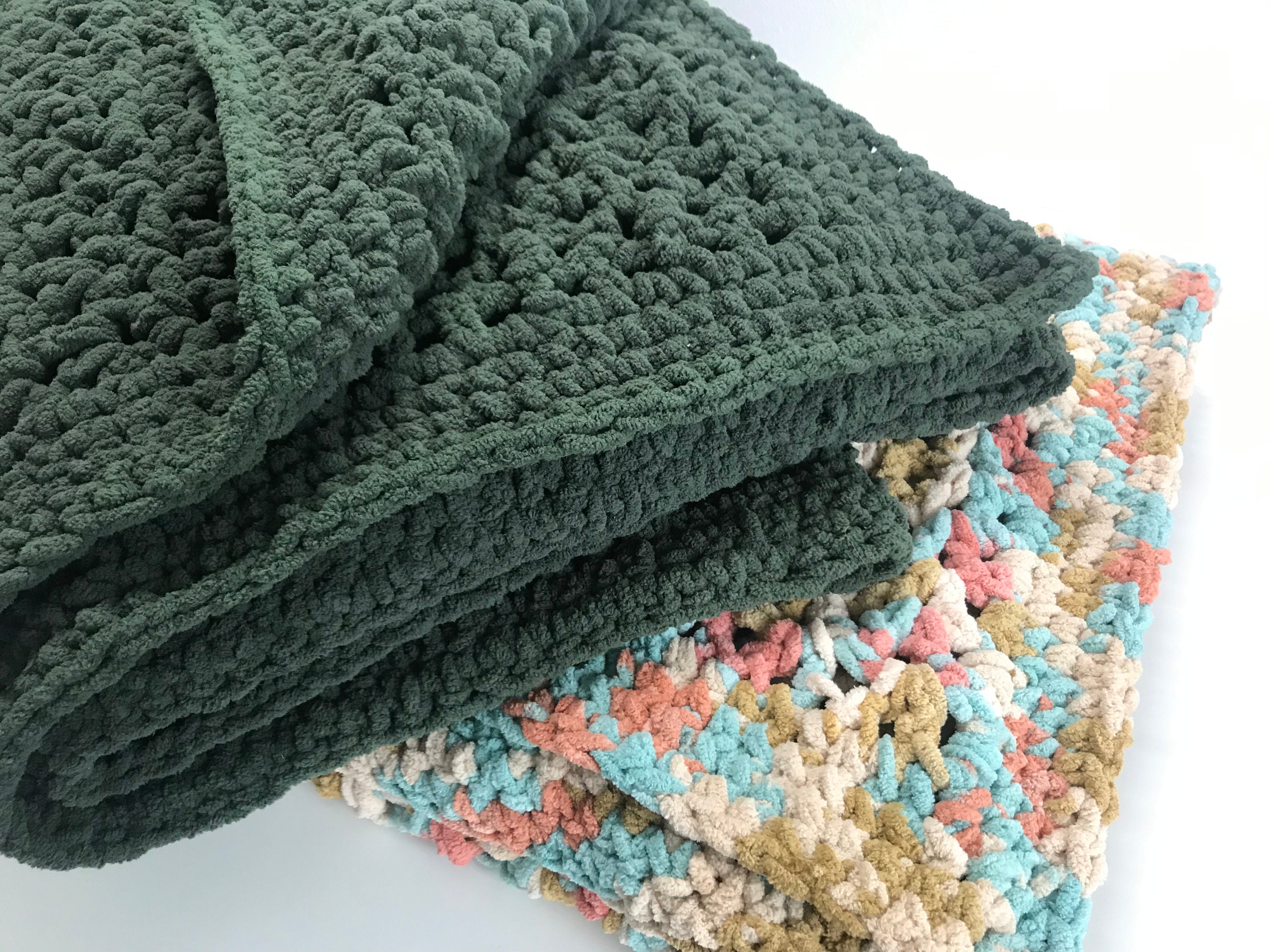 Chunky Crochet Blanket Couch Throw Home Decor