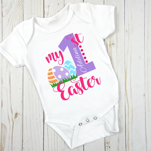 Personalized My first Easter onesie