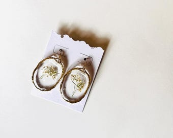 queen anne's lace earrings