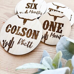 Western Theme Milestone set