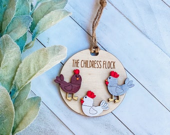 Family Christmas ornament