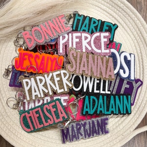 Acrylic Name Bag Tag