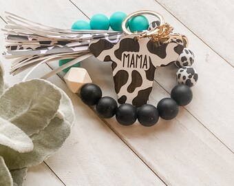 Mama cow wristlet