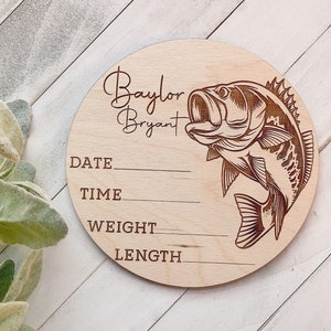 Fish  Baby Birth Announcement