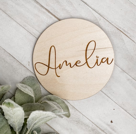 Small Birch Wood Disc - Single Small Birch Wood Disc - Single