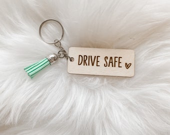 Drive Safe Keychain Svg File for Glowforge / Drive Safe SVG Keychain ...