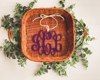 Rear View mirror Monogram charm