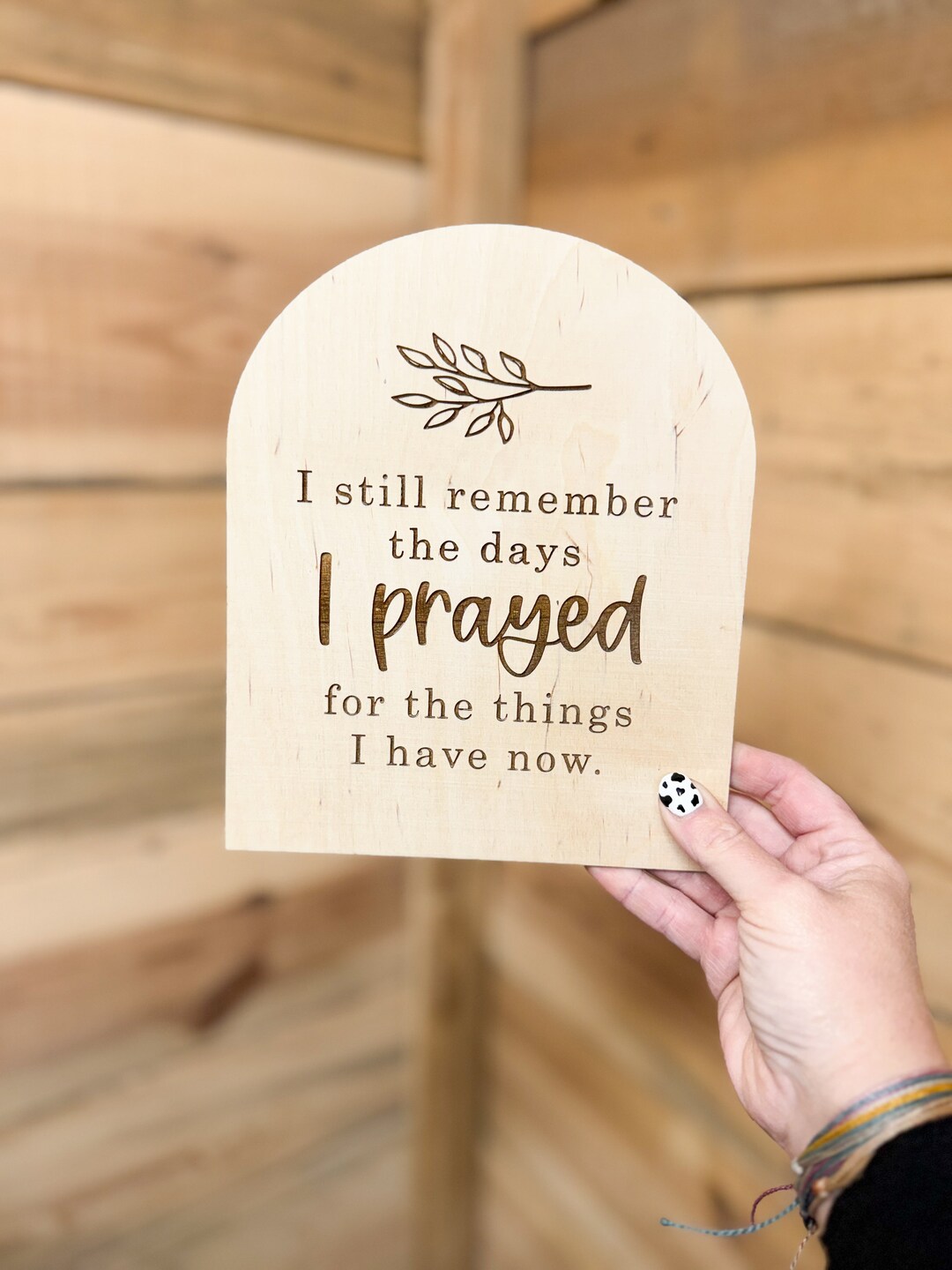 Prayed for Sign - Etsy