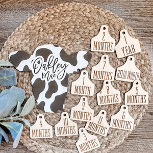 Conjunto de hitos de vaca