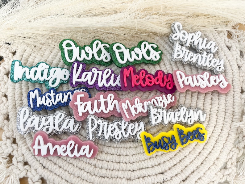 Fermaglio per capelli con nome personalizzato immagine 10