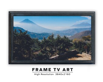 Samsung Frame TV Art. Instant Download. Guatemala. Instant Digital Download. Frame TV Size 3840 x 2160. Mountain Range Landscape Art Print.