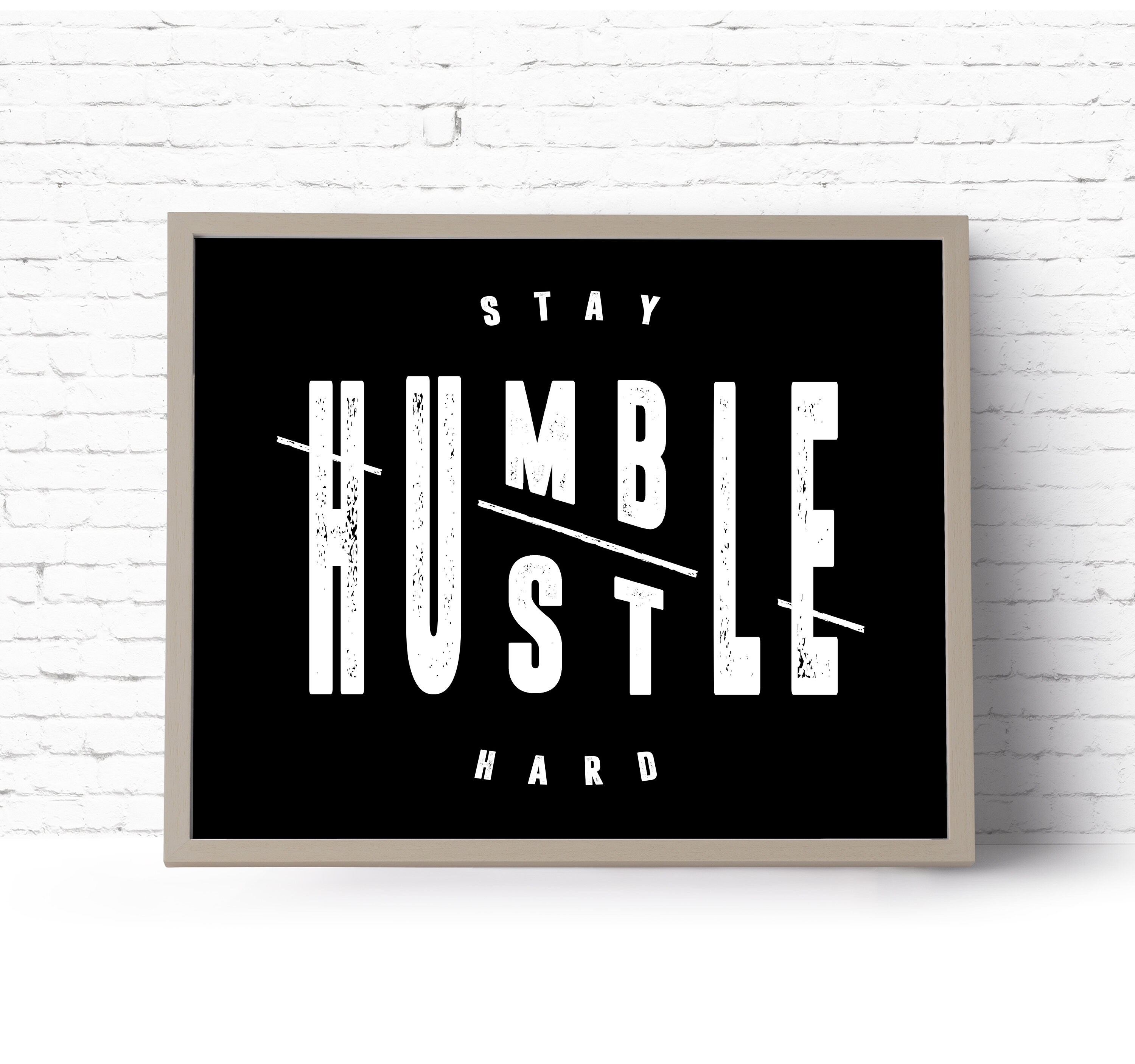 Instant Download Printable Art // Stay Humble - Hustle Hard {DIGITAL ...