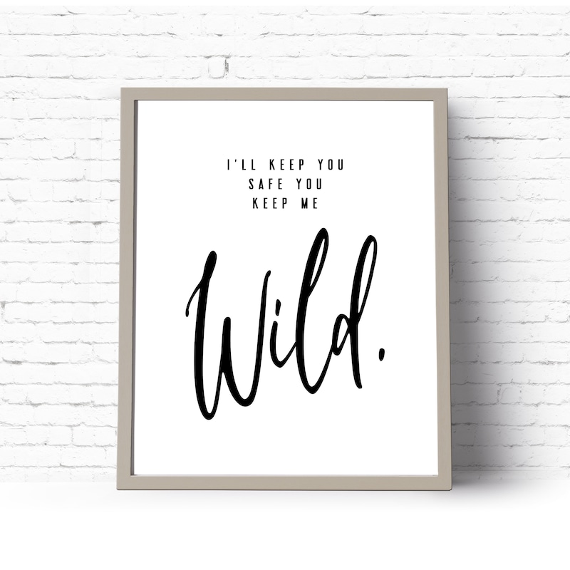 Keep Me Safe Ill Keep You Wild - Etsy