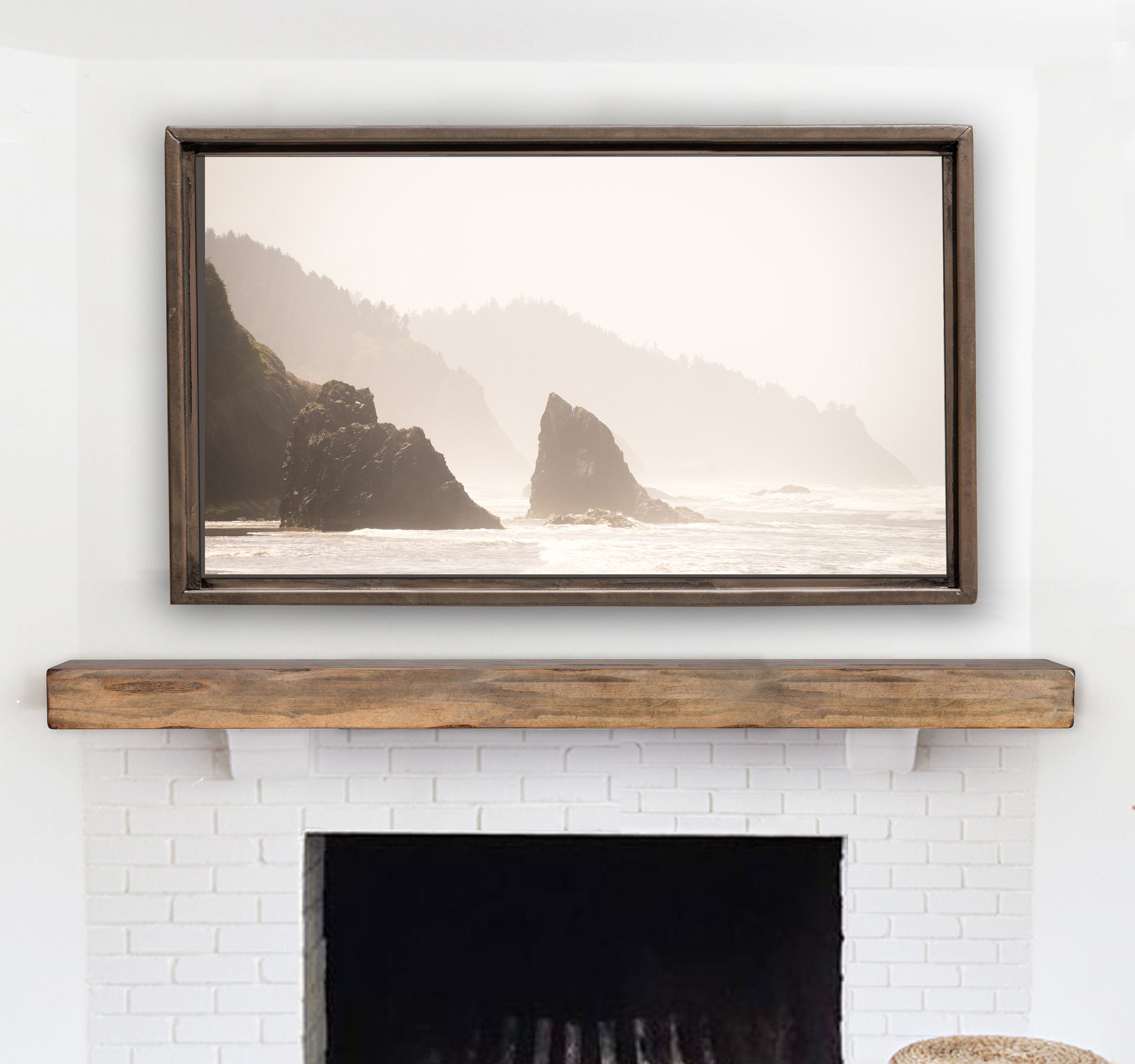 Blue Sky Tv Art Ocean Digital TV Art Tropical Summer Frame TV Modern